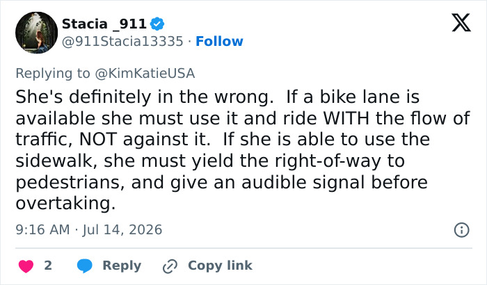 Cyclist Karen Tries To Shame Man Just For Walking His Dogs On The Sidewalk, But It Epically Backfires Cyclist Karen Tries To Shame Man Just For Walking His Dogs On The Sidewalk, But It Epically Backfires