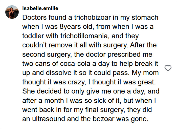 Woman&rsquo;s Stomach Condition Was Finally Cured After Doctors Said The Treatment Was Liters Of Diet Coke