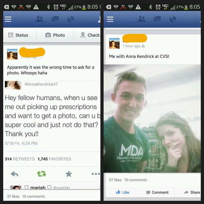 34 Of The Worst Moments People Asked Celebrities For A Photo