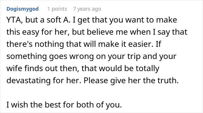 Husband Plans To Spring Huge And Sad News To Wife After A Trip Of A Lifetime