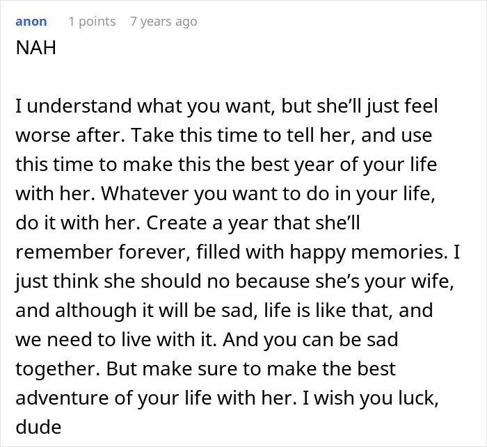 Husband Plans To Spring Huge And Sad News To Wife After A Trip Of A Lifetime