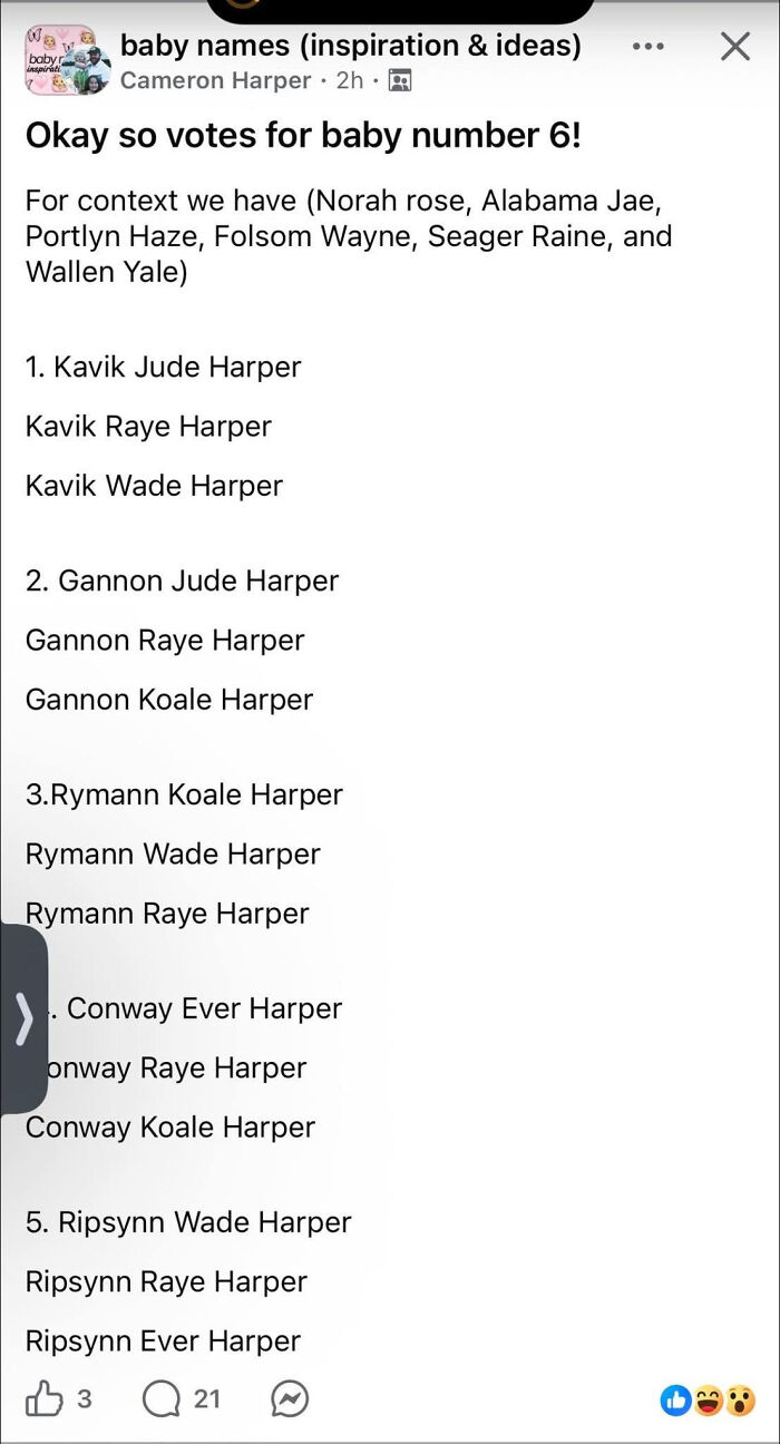 People Wish Parents Went Back To The Good Old Boring Names After Seeing These 67 Abominations