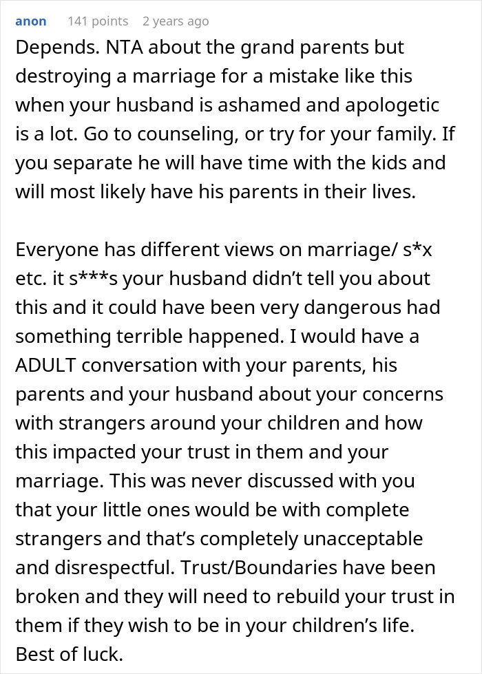 Woman Blows Up At Husband For Hiding A Secret About His Parents Until Their Kids Found Out First Woman Blows Up At Husband For Hiding A Secret About His Parents Until Their Kids Found Out First
