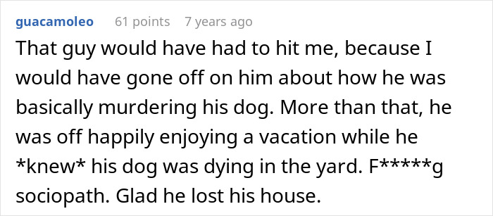 Elderly Guy Calls Animal Control To Save Neighbor’s Neglected Dog, Takes Heat From The Livid Owner Elderly Guy Calls Animal Control To Save Neighbor’s Neglected Dog, Takes Heat From The Livid Owner