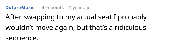 Man Shares A Ridiculous Story That Permanently Changed His Mind On Being Nice And Swapping Seats Man Shares A Ridiculous Story That Permanently Changed His Mind On Being Nice And Swapping Seats