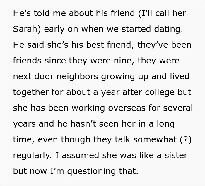 Woman Is Uncomfortable With Boyfriend’s Female Best Friend, Finds Out They’re Much More Than That Woman Is Uncomfortable With Boyfriend’s Female Best Friend, Finds Out They’re Much More Than That