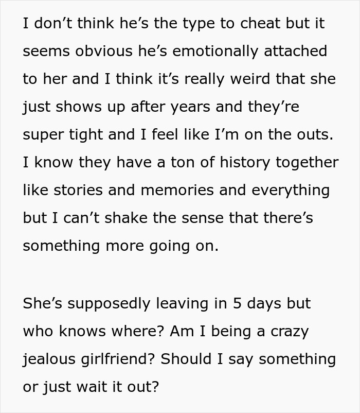 Woman Is Uncomfortable With Boyfriend’s Female Best Friend, Finds Out They’re Much More Than That Woman Is Uncomfortable With Boyfriend’s Female Best Friend, Finds Out They’re Much More Than That