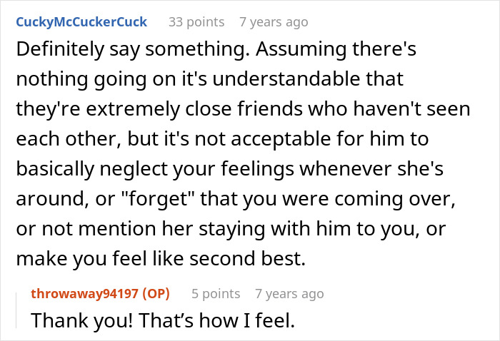Woman Is Uncomfortable With Boyfriend’s Female Best Friend, Finds Out They’re Much More Than That Woman Is Uncomfortable With Boyfriend’s Female Best Friend, Finds Out They’re Much More Than That