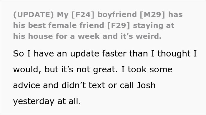Woman Is Uncomfortable With Boyfriend’s Female Best Friend, Finds Out They’re Much More Than That Woman Is Uncomfortable With Boyfriend’s Female Best Friend, Finds Out They’re Much More Than That