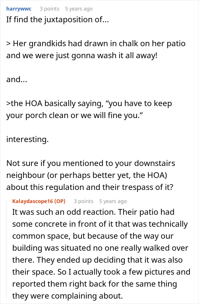 Neighbors Choose War Over Woman’s Upcoming Porch Cleaning, Her Petty Revenge Makes Them Regret It