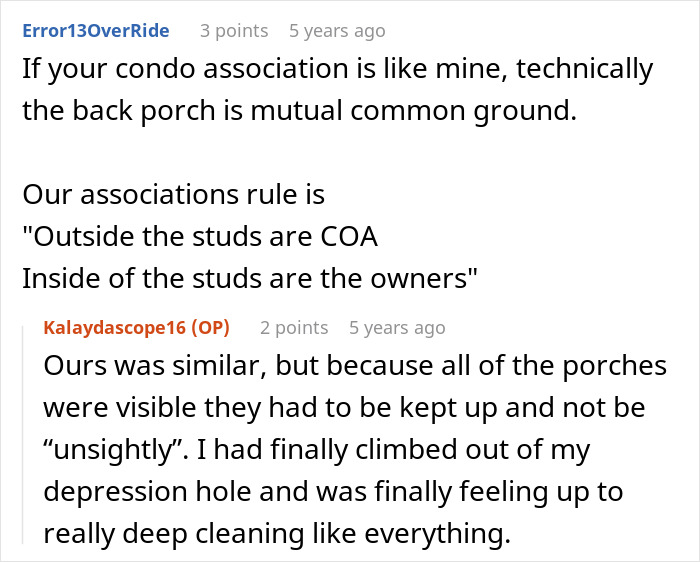Neighbors Choose War Over Woman’s Upcoming Porch Cleaning, Her Petty Revenge Makes Them Regret It