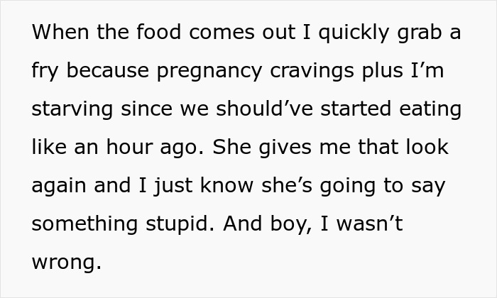 Aunt Uses Family Dinner To Insult Nephew’s Pregnant Wife, Says Her Weight Must Be Turning Him Off Aunt Uses Family Dinner To Insult Nephew’s Pregnant Wife, Says Her Weight Must Be Turning Him Off