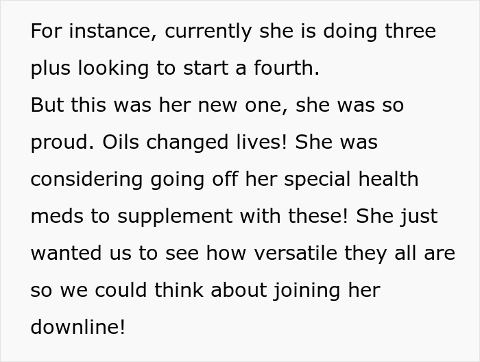 Thanksgiving Takes A Wild Turn When MIL Admits She Put Essential Oils In Nearly Every Holiday Dish Thanksgiving Takes A Wild Turn When MIL Admits She Put Essential Oils In Nearly Every Holiday Dish