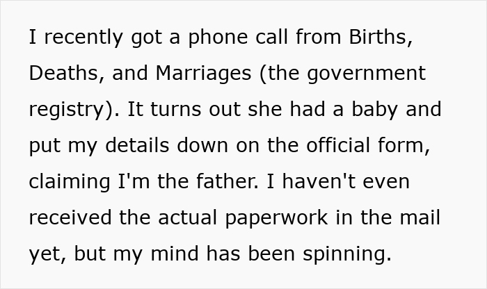 Ex Ends Relationship By Text And Disappears, Then Uses Official Paperwork To Name Man As Baby’s Dad Ex Ends Relationship By Text And Disappears, Then Uses Official Paperwork To Name Man As Baby’s Dad