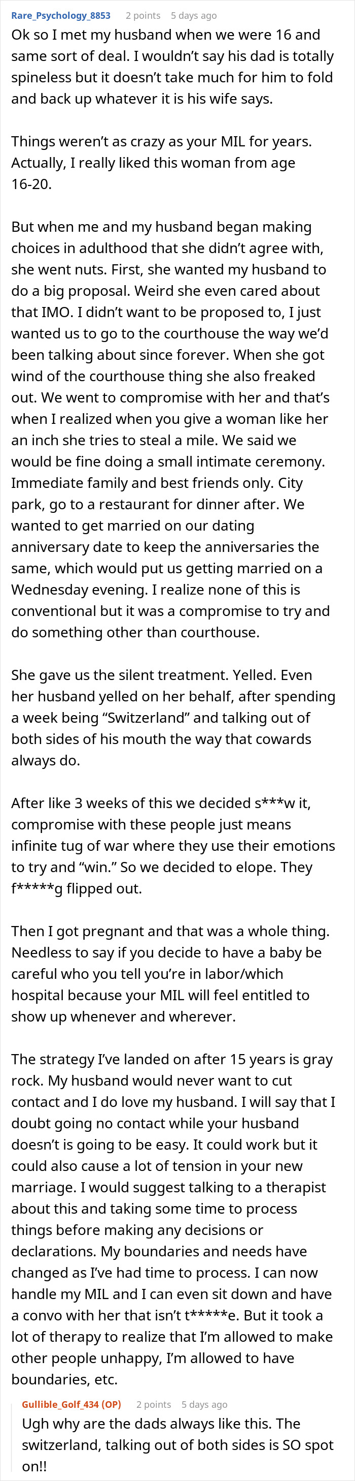 Frustrated Bride Blocks Entire In-Law Family After Toxic MIL Wears A White Dress To Her Wedding Frustrated Bride Blocks Entire In-Law Family After Toxic MIL Wears A White Dress To Her Wedding