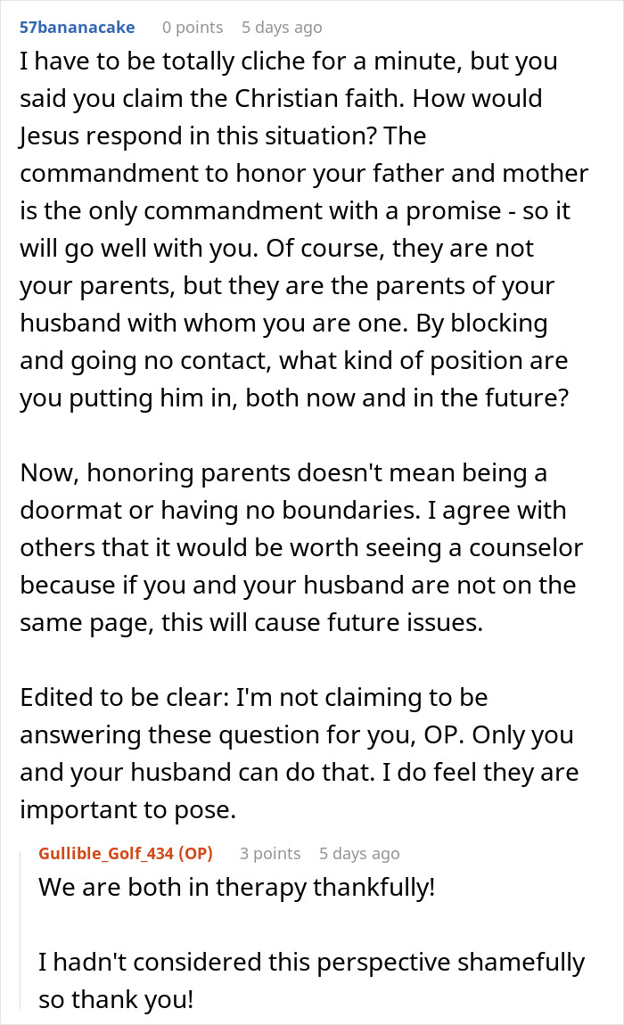 Frustrated Bride Blocks Entire In-Law Family After Toxic MIL Wears A White Dress To Her Wedding Frustrated Bride Blocks Entire In-Law Family After Toxic MIL Wears A White Dress To Her Wedding