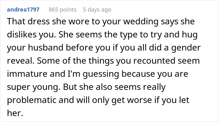 Frustrated Bride Blocks Entire In-Law Family After Toxic MIL Wears A White Dress To Her Wedding Frustrated Bride Blocks Entire In-Law Family After Toxic MIL Wears A White Dress To Her Wedding