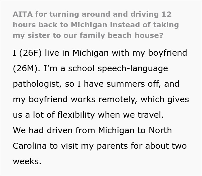 Woman Turns Car Around Mid-Trip After Sister’s Unexpected Reaction Sparks Family Drama Woman Turns Car Around Mid-Trip After Sister’s Unexpected Reaction Sparks Family Drama