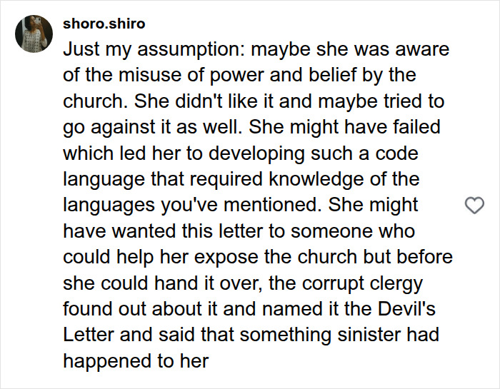 1676 Nun Claimed The Devil Dictated A Letter To Her, And Experts Finally Revealed Its Meaning 1676 Nun Claimed The Devil Dictated A Letter To Her, And Experts Finally Revealed Its Meaning