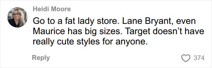 Plus-Size Influencer Gets Reality Check After Trying To Shame Target Over Their Clothing Selection