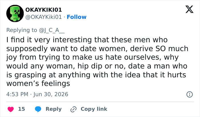 Men Are Refusing To Date Women With Hips Dips, Expert Reacts Men Are Refusing To Date Women With Hips Dips, Expert Reacts