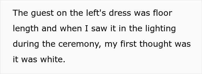 Wedding Guest Claims She Had “Nothing Else To Wear,” Bride Isn’t Buying Her Excuse Wedding Guest Claims She Had “Nothing Else To Wear,” Bride Isn’t Buying Her Excuse