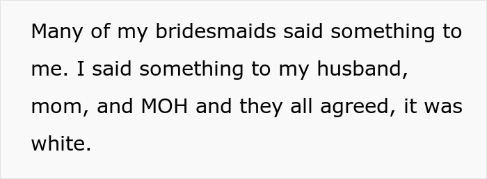 Wedding Guest Claims She Had “Nothing Else To Wear,” Bride Isn’t Buying Her Excuse Wedding Guest Claims She Had “Nothing Else To Wear,” Bride Isn’t Buying Her Excuse