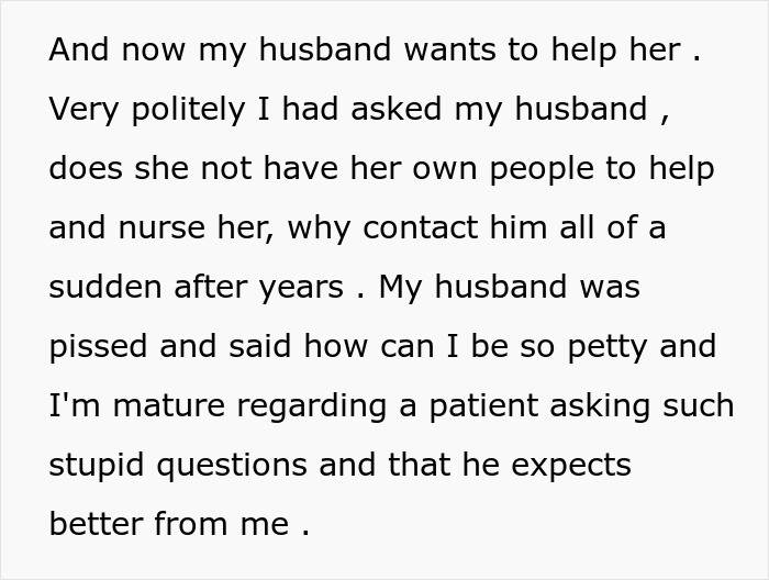 Husband Drops Everything To Help His Sick Ex Wife, Doesn’t Care What His Current Wife Thinks Husband Drops Everything To Help His Sick Ex Wife, Doesn’t Care What His Current Wife Thinks