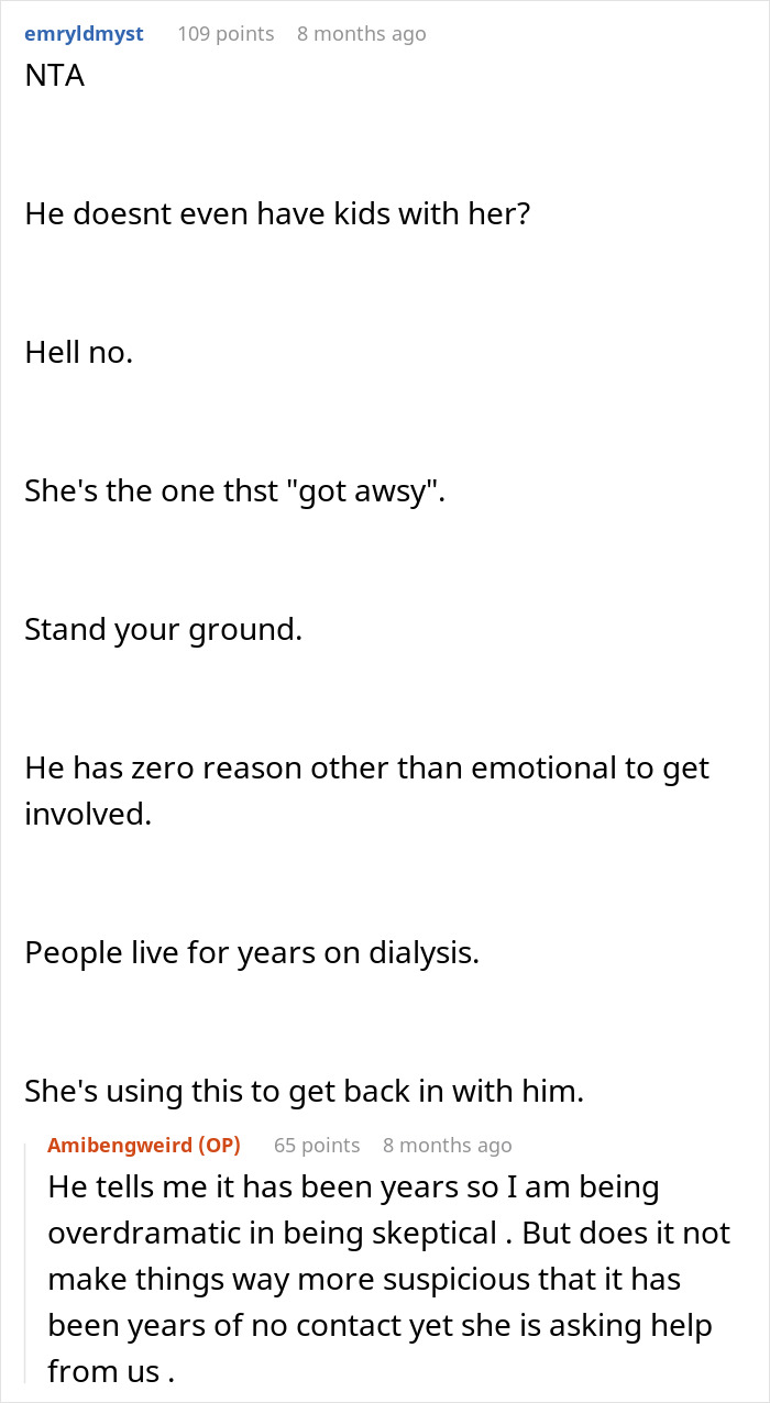Husband Drops Everything To Help His Sick Ex Wife, Doesn’t Care What His Current Wife Thinks Husband Drops Everything To Help His Sick Ex Wife, Doesn’t Care What His Current Wife Thinks