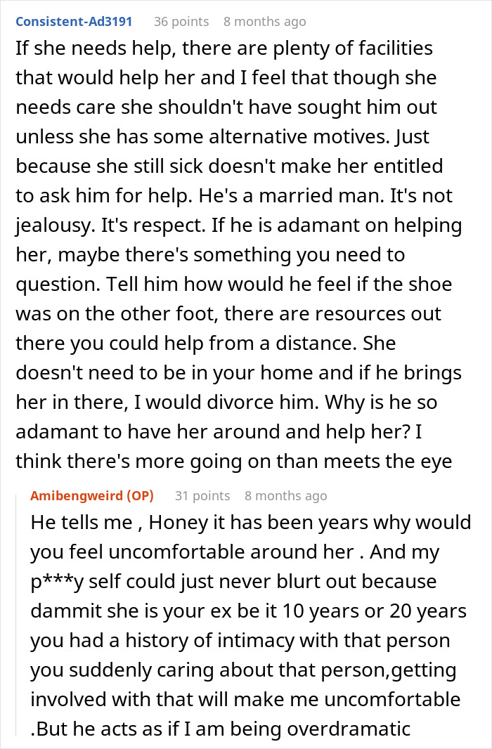 Husband Drops Everything To Help His Sick Ex Wife, Doesn’t Care What His Current Wife Thinks Husband Drops Everything To Help His Sick Ex Wife, Doesn’t Care What His Current Wife Thinks