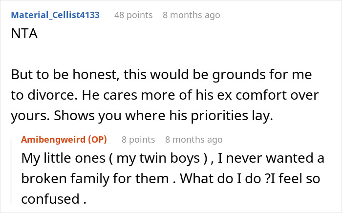 Husband Drops Everything To Help His Sick Ex Wife, Doesn’t Care What His Current Wife Thinks Husband Drops Everything To Help His Sick Ex Wife, Doesn’t Care What His Current Wife Thinks