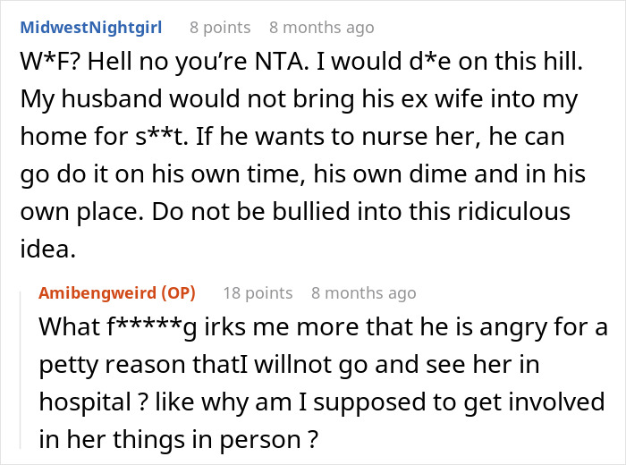 Husband Drops Everything To Help His Sick Ex Wife, Doesn’t Care What His Current Wife Thinks Husband Drops Everything To Help His Sick Ex Wife, Doesn’t Care What His Current Wife Thinks