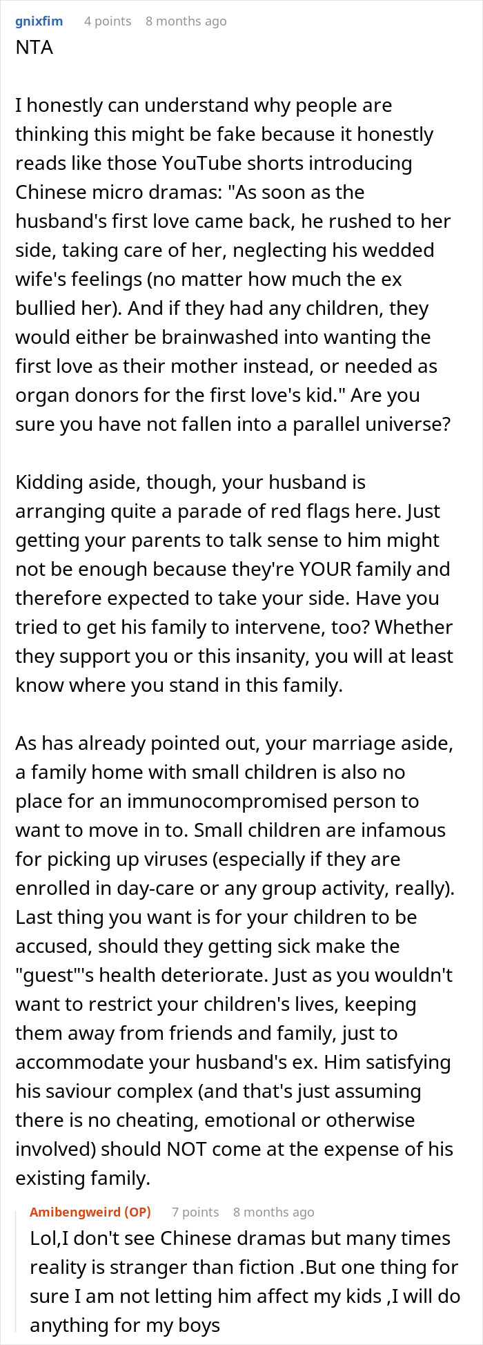 Husband Drops Everything To Help His Sick Ex Wife, Doesn’t Care What His Current Wife Thinks Husband Drops Everything To Help His Sick Ex Wife, Doesn’t Care What His Current Wife Thinks