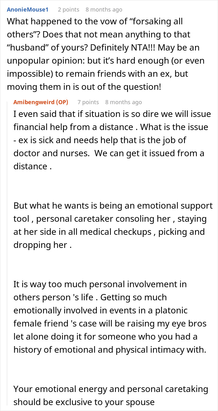 Husband Drops Everything To Help His Sick Ex Wife, Doesn’t Care What His Current Wife Thinks Husband Drops Everything To Help His Sick Ex Wife, Doesn’t Care What His Current Wife Thinks