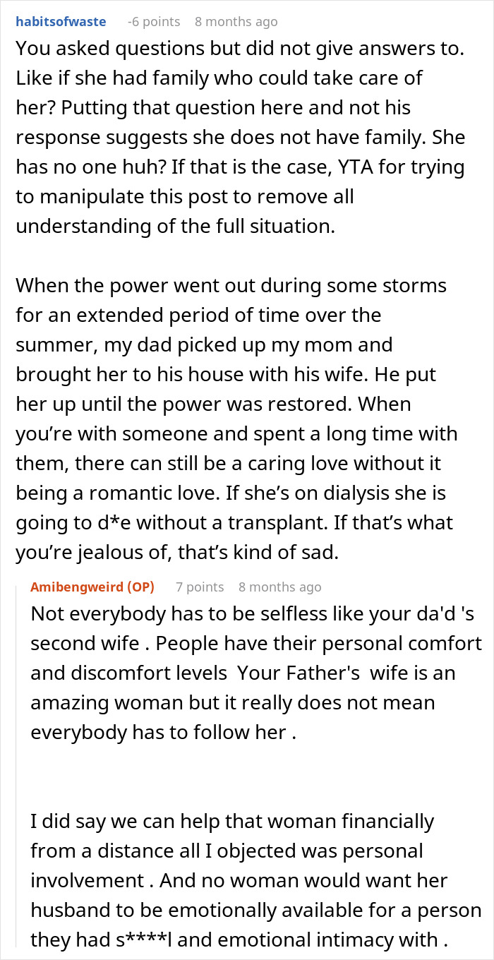 Husband Drops Everything To Help His Sick Ex Wife, Doesn’t Care What His Current Wife Thinks Husband Drops Everything To Help His Sick Ex Wife, Doesn’t Care What His Current Wife Thinks