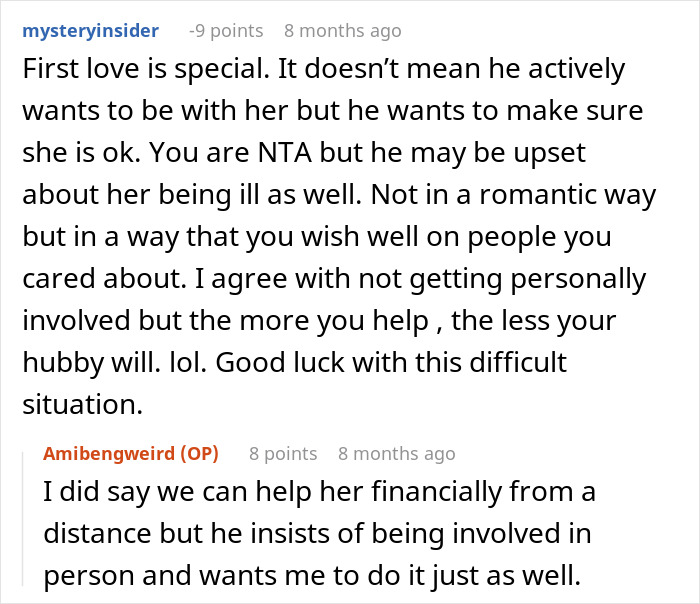 Husband Drops Everything To Help His Sick Ex Wife, Doesn’t Care What His Current Wife Thinks Husband Drops Everything To Help His Sick Ex Wife, Doesn’t Care What His Current Wife Thinks