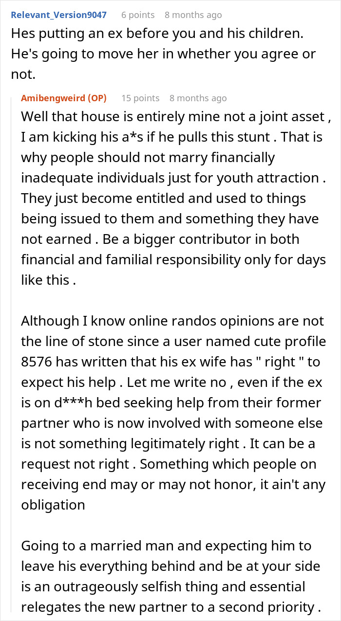 Husband Drops Everything To Help His Sick Ex Wife, Doesn’t Care What His Current Wife Thinks Husband Drops Everything To Help His Sick Ex Wife, Doesn’t Care What His Current Wife Thinks