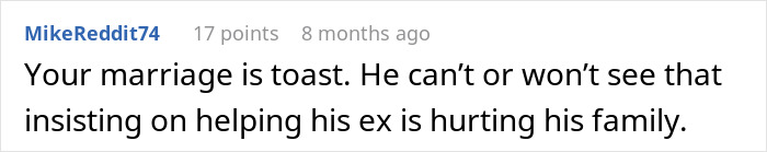 Husband Drops Everything To Help His Sick Ex Wife, Doesn’t Care What His Current Wife Thinks Husband Drops Everything To Help His Sick Ex Wife, Doesn’t Care What His Current Wife Thinks