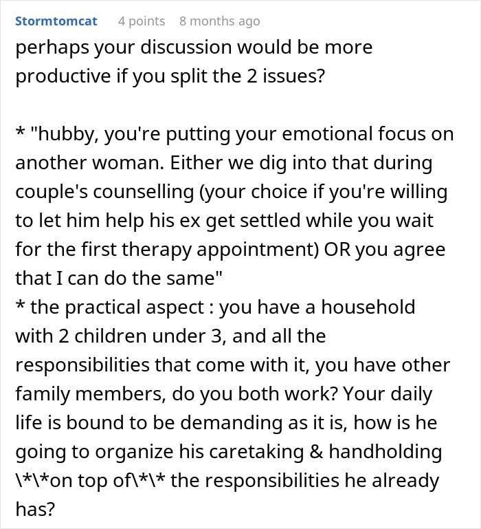 Husband Drops Everything To Help His Sick Ex Wife, Doesn’t Care What His Current Wife Thinks Husband Drops Everything To Help His Sick Ex Wife, Doesn’t Care What His Current Wife Thinks