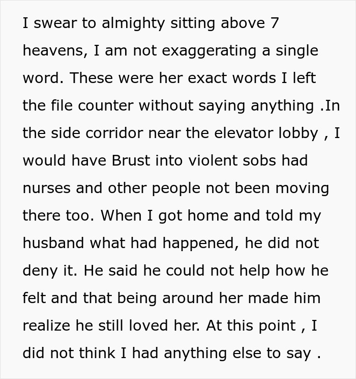 Husband Drops Everything To Help His Sick Ex Wife, Doesn’t Care What His Current Wife Thinks Husband Drops Everything To Help His Sick Ex Wife, Doesn’t Care What His Current Wife Thinks
