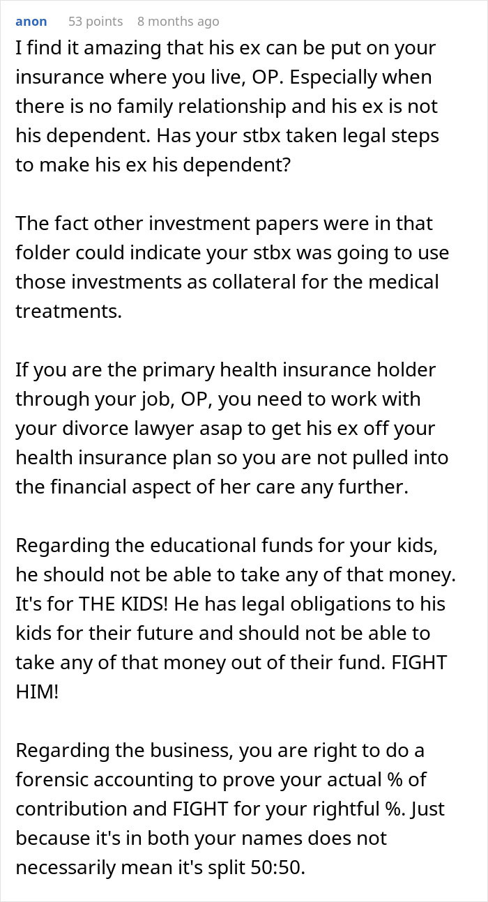 Husband Drops Everything To Help His Sick Ex Wife, Doesn’t Care What His Current Wife Thinks Husband Drops Everything To Help His Sick Ex Wife, Doesn’t Care What His Current Wife Thinks
