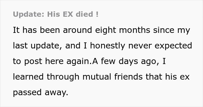 Husband Drops Everything To Help His Sick Ex Wife, Doesn’t Care What His Current Wife Thinks Husband Drops Everything To Help His Sick Ex Wife, Doesn’t Care What His Current Wife Thinks