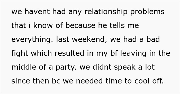 Woman Comes Online To Complain About Her Cheating Ex, But Then He Writes His Own Take On The Same Account Woman Comes Online To Complain About Her Cheating Ex, But Then He Writes His Own Take On The Same Account