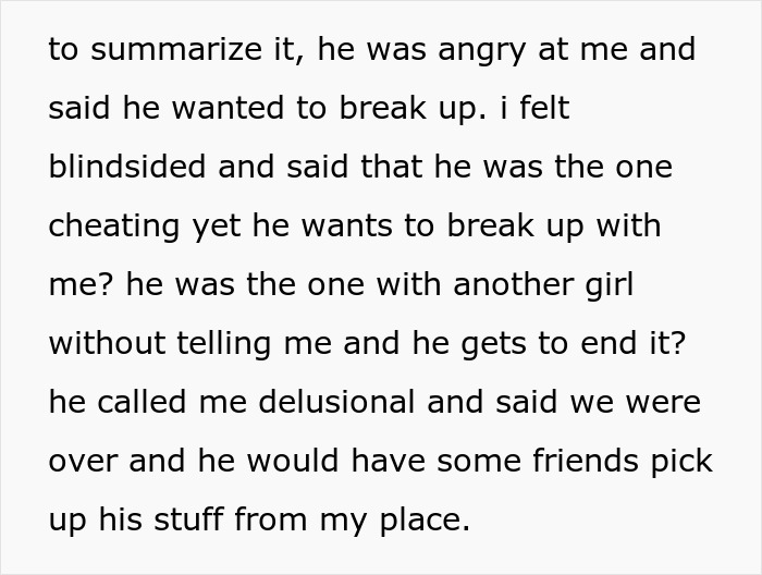 Woman Comes Online To Complain About Her Cheating Ex, But Then He Writes His Own Take On The Same Account Woman Comes Online To Complain About Her Cheating Ex, But Then He Writes His Own Take On The Same Account