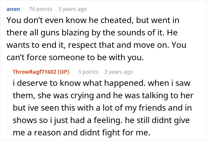 Woman Comes Online To Complain About Her Cheating Ex, But Then He Writes His Own Take On The Same Account Woman Comes Online To Complain About Her Cheating Ex, But Then He Writes His Own Take On The Same Account