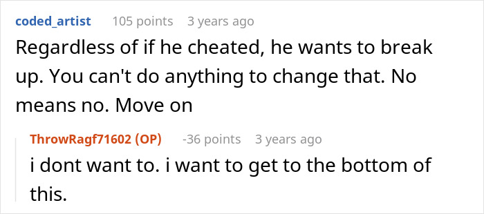 Woman Comes Online To Complain About Her Cheating Ex, But Then He Writes His Own Take On The Same Account Woman Comes Online To Complain About Her Cheating Ex, But Then He Writes His Own Take On The Same Account