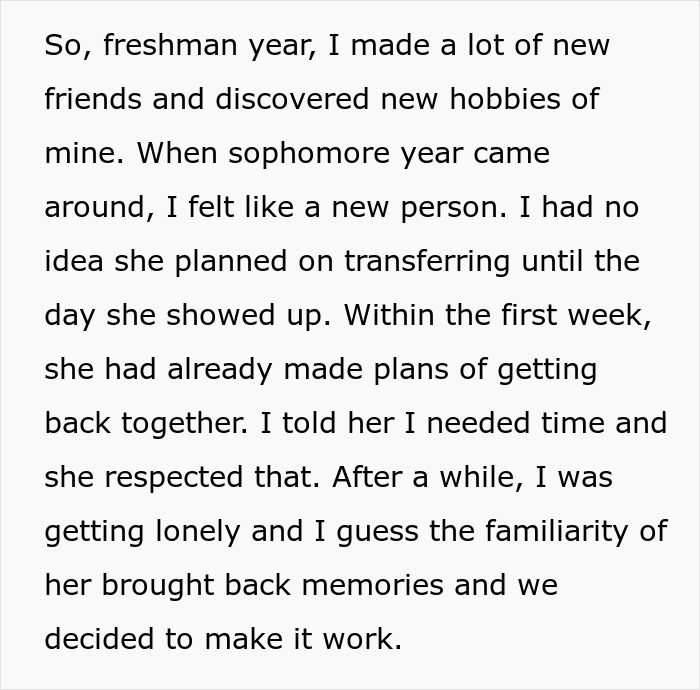 Woman Comes Online To Complain About Her Cheating Ex, But Then He Writes His Own Take On The Same Account Woman Comes Online To Complain About Her Cheating Ex, But Then He Writes His Own Take On The Same Account