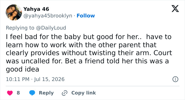Mom Takes Dad To Court After He Stopped Paying $1,200 In Child Support, It Backfires So Badly It Goes Viral Mom Takes Dad To Court After He Stopped Paying $1,200 In Child Support, It Backfires So Badly It Goes Viral