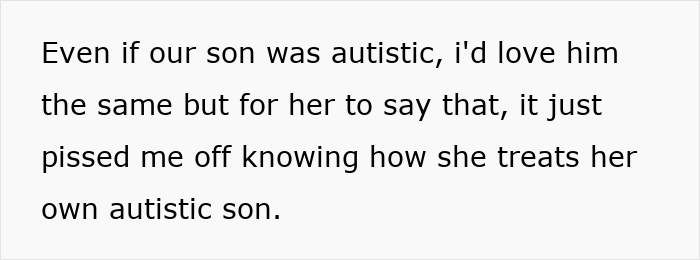 Evil Grandma Hopes Couple Has Severely Autistic Child Just Like Hers, Wants Them In Same Boat Evil Grandma Hopes Couple Has Severely Autistic Child Just Like Hers, Wants Them In Same Boat