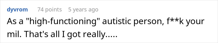 Evil Grandma Hopes Couple Has Severely Autistic Child Just Like Hers, Wants Them In Same Boat Evil Grandma Hopes Couple Has Severely Autistic Child Just Like Hers, Wants Them In Same Boat